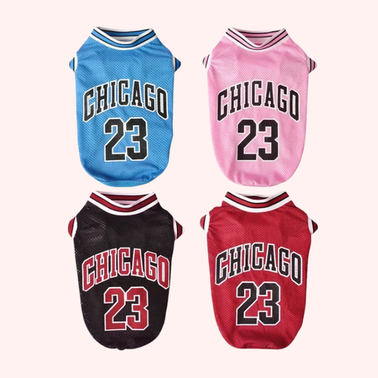 Mesh Breathable Dog Clothes Schnauzer Teddy Sport Large Dog Jersey Basketball Clothing Puppy T-Shirts Summer Pet Cat Shirts